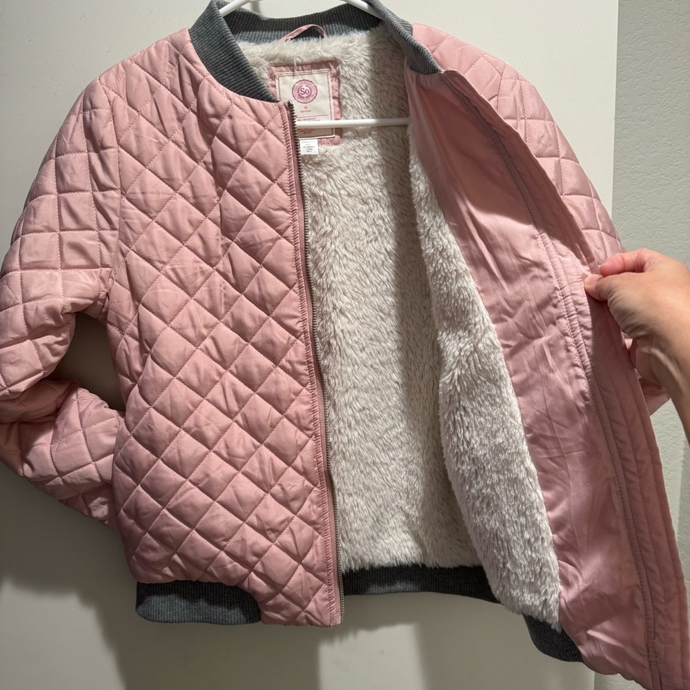 SO quilted jacket. Girls size 16